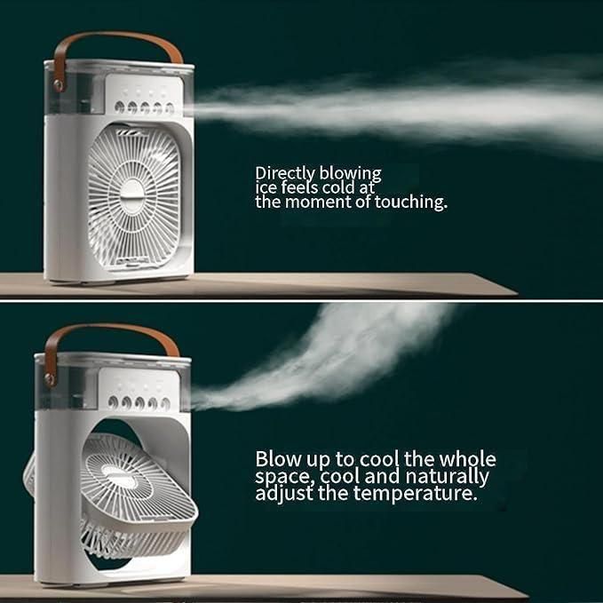 CoolMist Pro™ – Portable USB Air Cooler with Water Spray Technology
