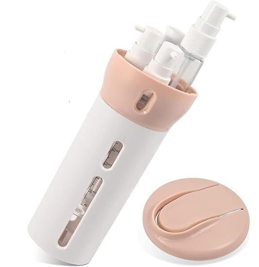 Kettlekane 4-in-1 Travel Toiletry Dispenser – Compact, Leakproof & Refillable