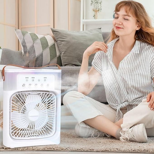CoolMist Pro™ – Portable USB Air Cooler with Water Spray Technology