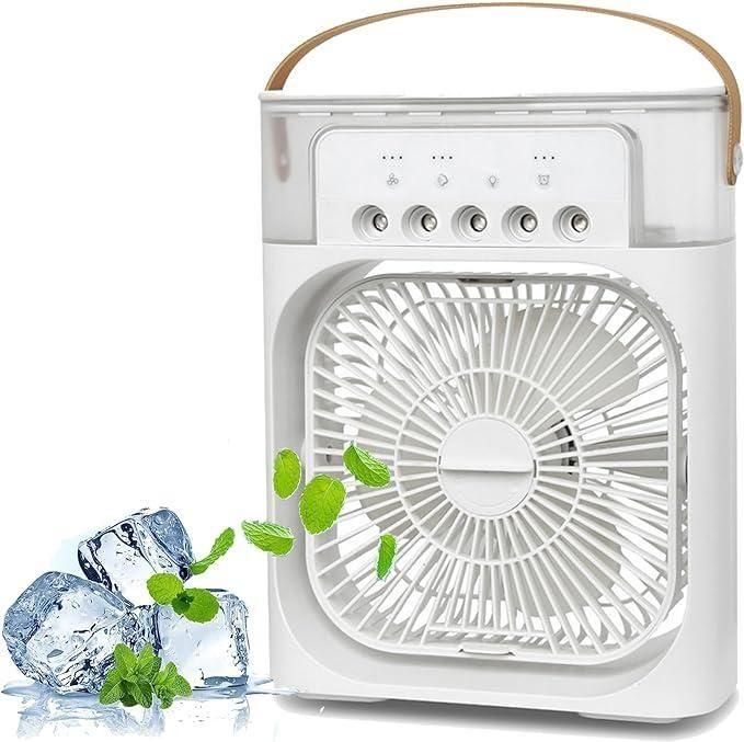 CoolMist Pro™ – Portable USB Air Cooler with Water Spray Technology