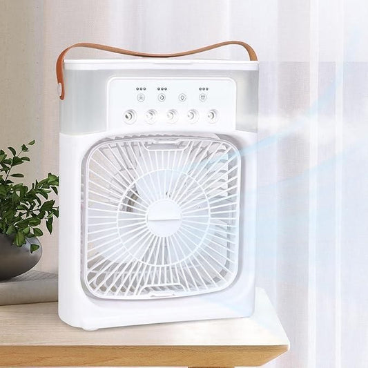 CoolMist Pro™ – Portable USB Air Cooler with Water Spray Technology
